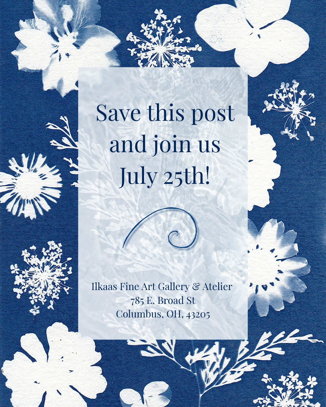 Cyanotypes in the Garden: Columbus Ohio Art Workshop
