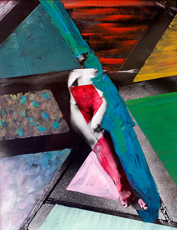 Abstract with Geometric Forms
