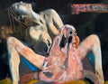 Figure with Pink Skull