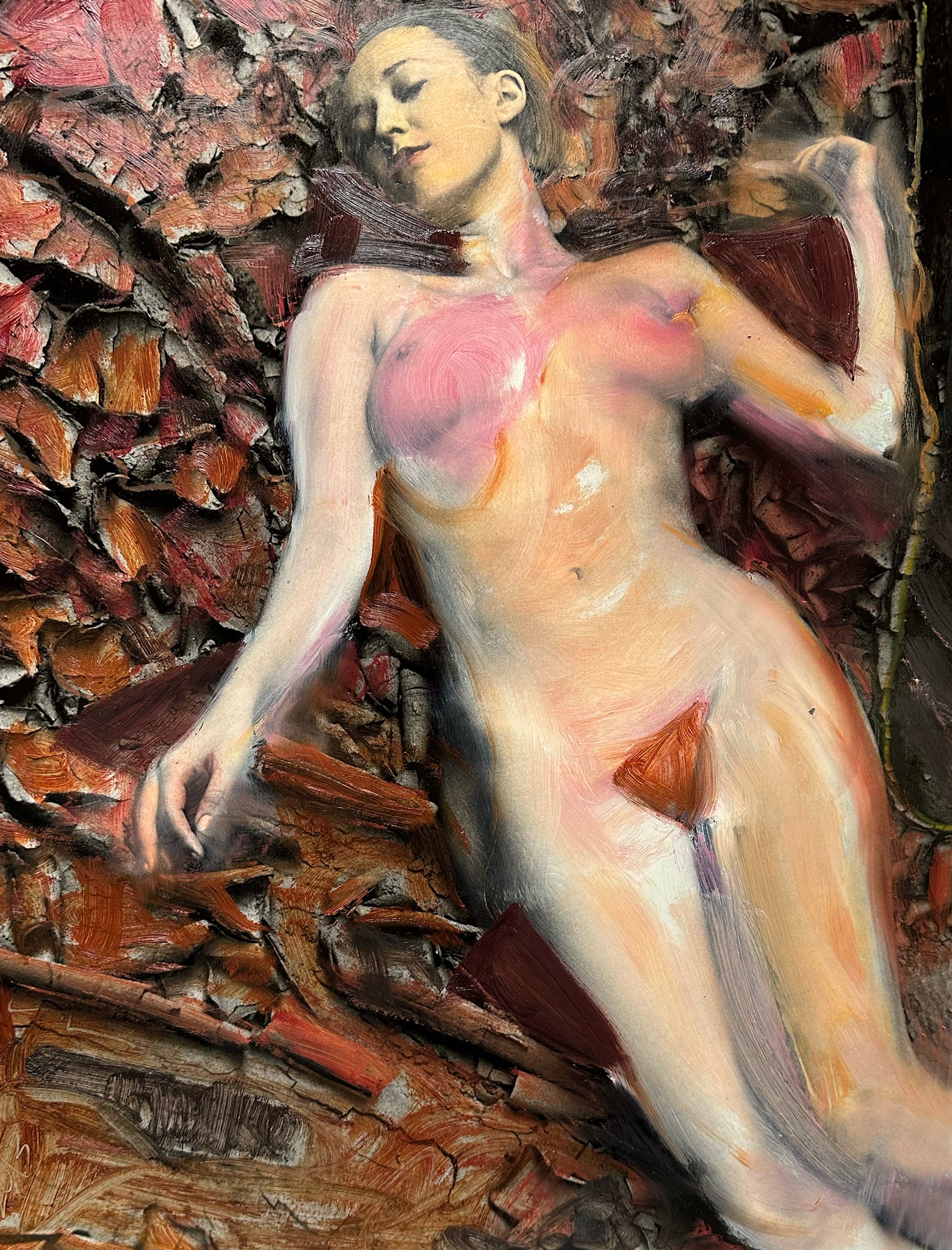 Figure on Cracked Mud