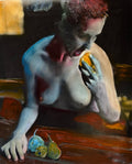 Figure Eating Pear